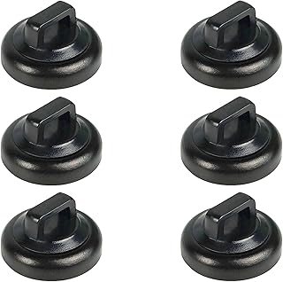 Magnetic Zip Tie Mounts Wire Magnet Cable Tie Mount Clips Base Holder Multipurpose Wire Cable Holder Mount Wire Clips Management for Home Office Marine Electrical Wiring (Black 6 Pcs)