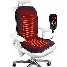 MAXCOM Heated Seat Cushion for Office Chair - Heating Pad for Back, Lumbar, Hip, Thigh with 7 Temp Levels & Auto Shutoff - Warm Gift for Winter