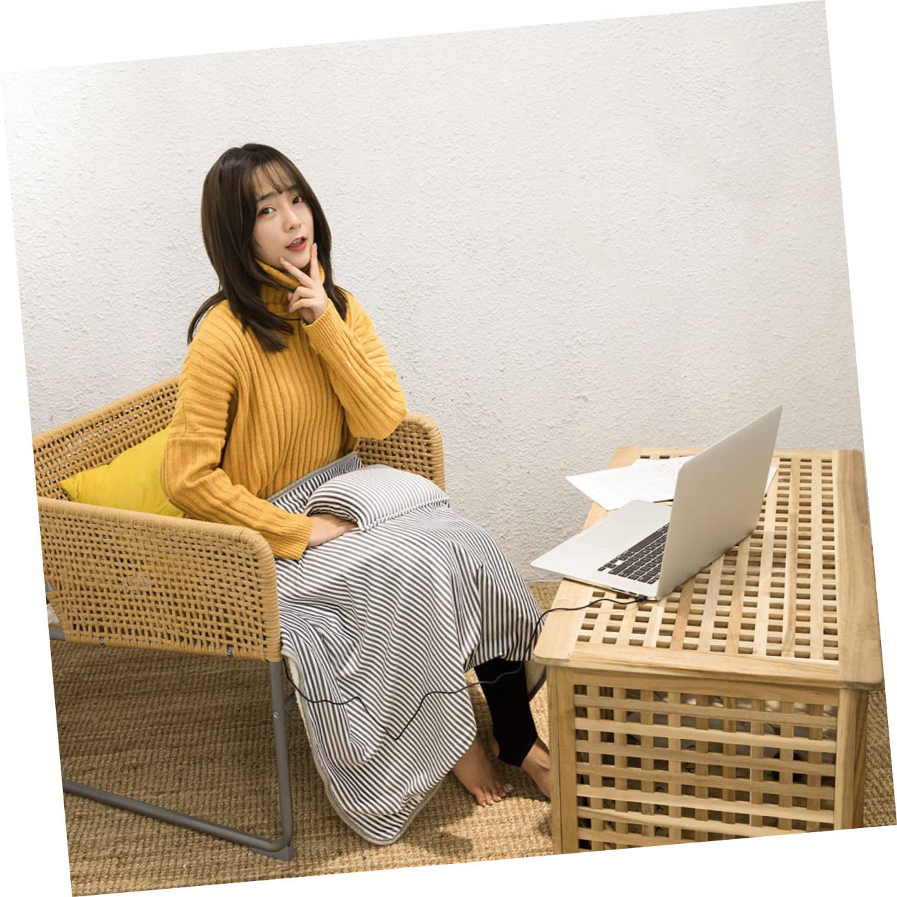 Cabilock 1pezzi Coperta Elettrica Usb Riscaldante e e Portatile Design Per Riscaldare Mani