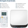 Comfee MPPH-07CRN7 Mobile Air Conditioner 7000 BTU 2.0 kW Cooling Ventilating & Dehumidifying Room Size up to 68 m ³ (25 m ²) with Exhaust Hose [Energy Class A]
