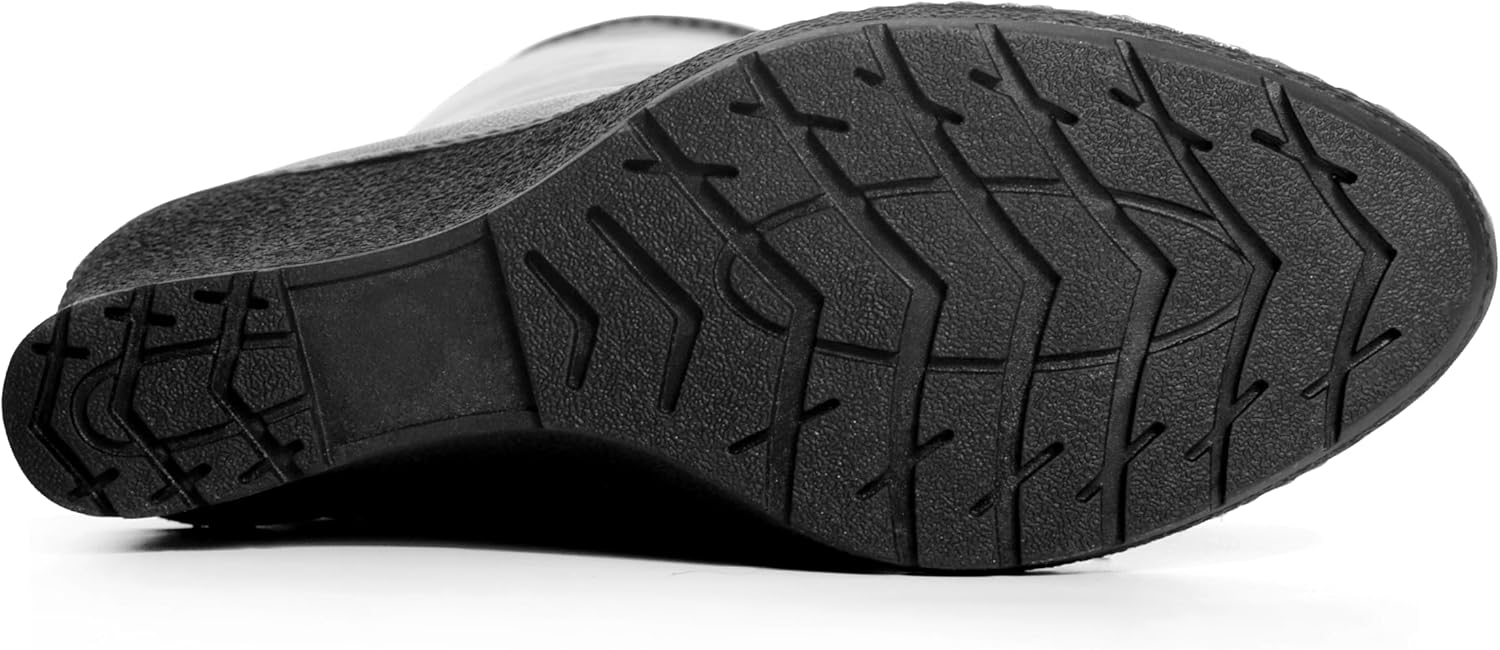 ANN CREEK Knee High Boots for Women Wedge Boots for Women Wedge Heels Women’s Tall Long Boots Round Toe