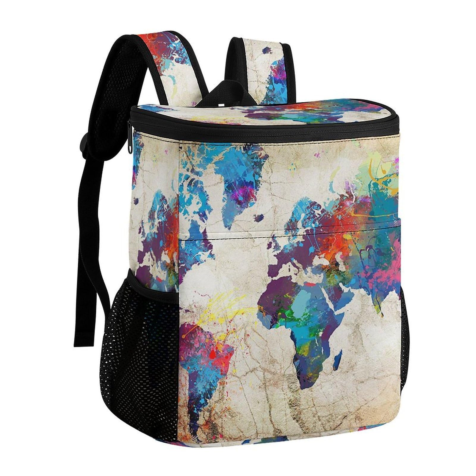 Sac à dos isotherme robuste en polyester sergé avec bretelles rembourrées réglables