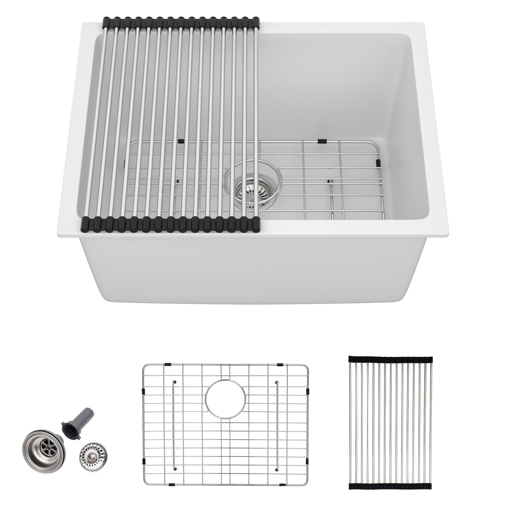 Fulorni 24 Undermount Granite Composite Sink