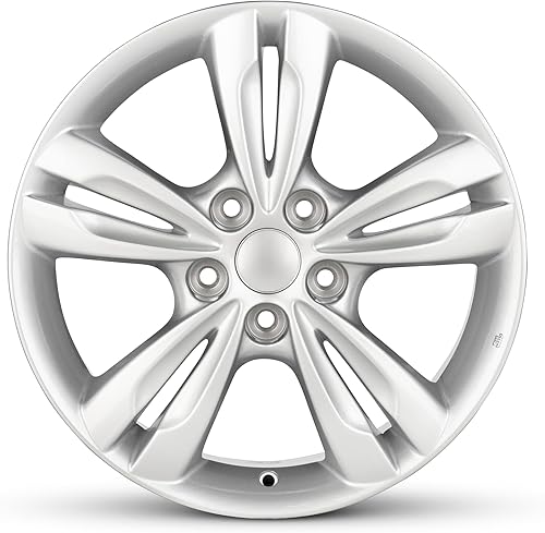 Para Hyundai Tucson 2010-2016 Llanta de aluminio pintado plateado de 17 pulgadas - Reemplazo directo OE - Rueda de coche lista para carretera