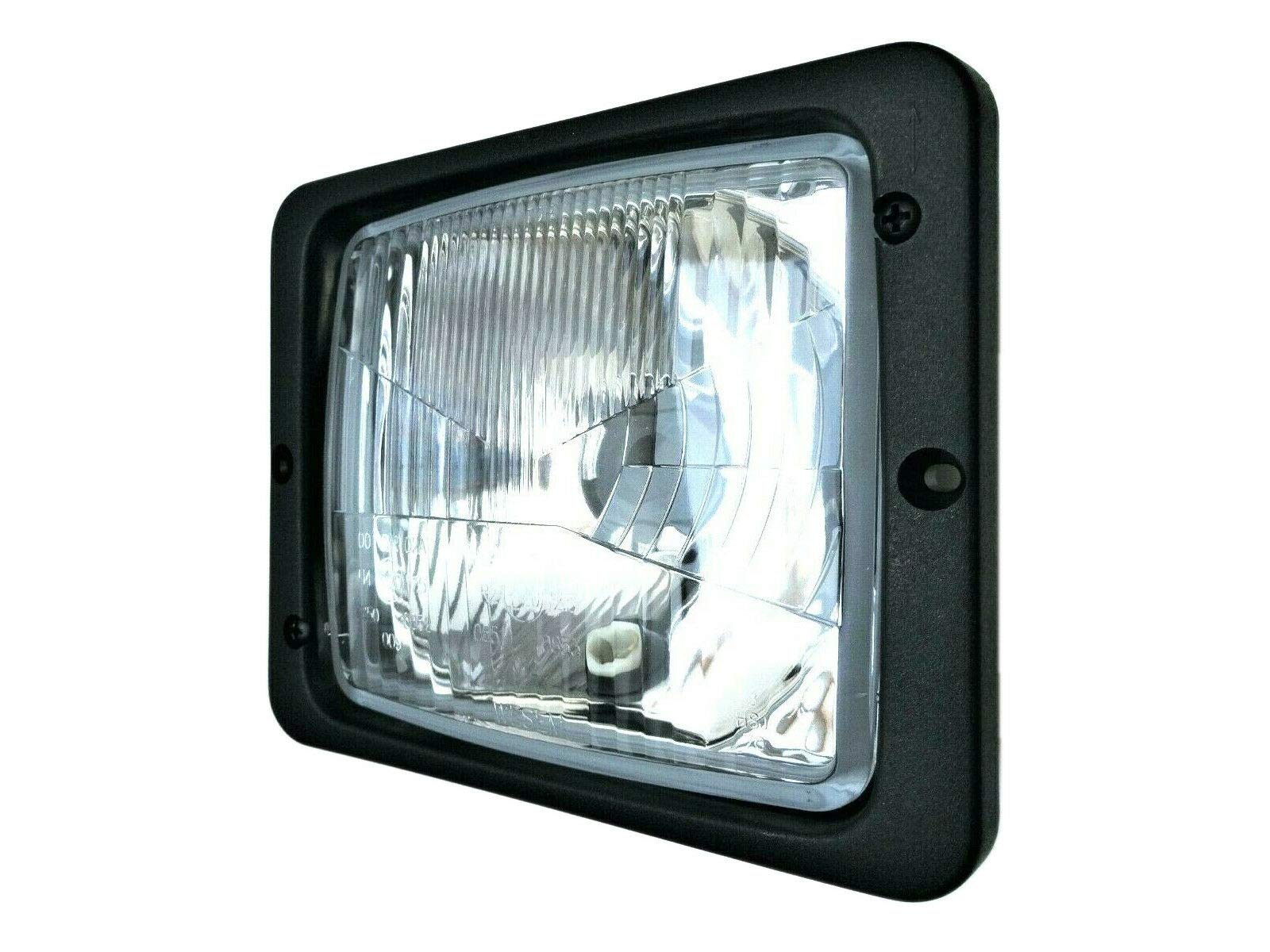 2x H4 Scheinwerfer mit Fernlicht Positionslicht Abblendlicht für IHC Fendt Zetor mit Glühbirnen - Vergleichsnummer: 1AA 004 109-041
