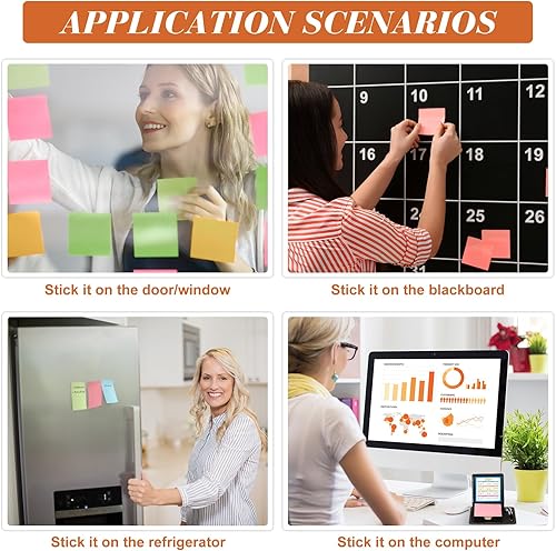 Miniatura 5 de 10 soportes para notas adhesivas, regalos de agradecimiento a granel para empleados, compañeros de trabajo, notas adhesivas inspiradoras, soporte