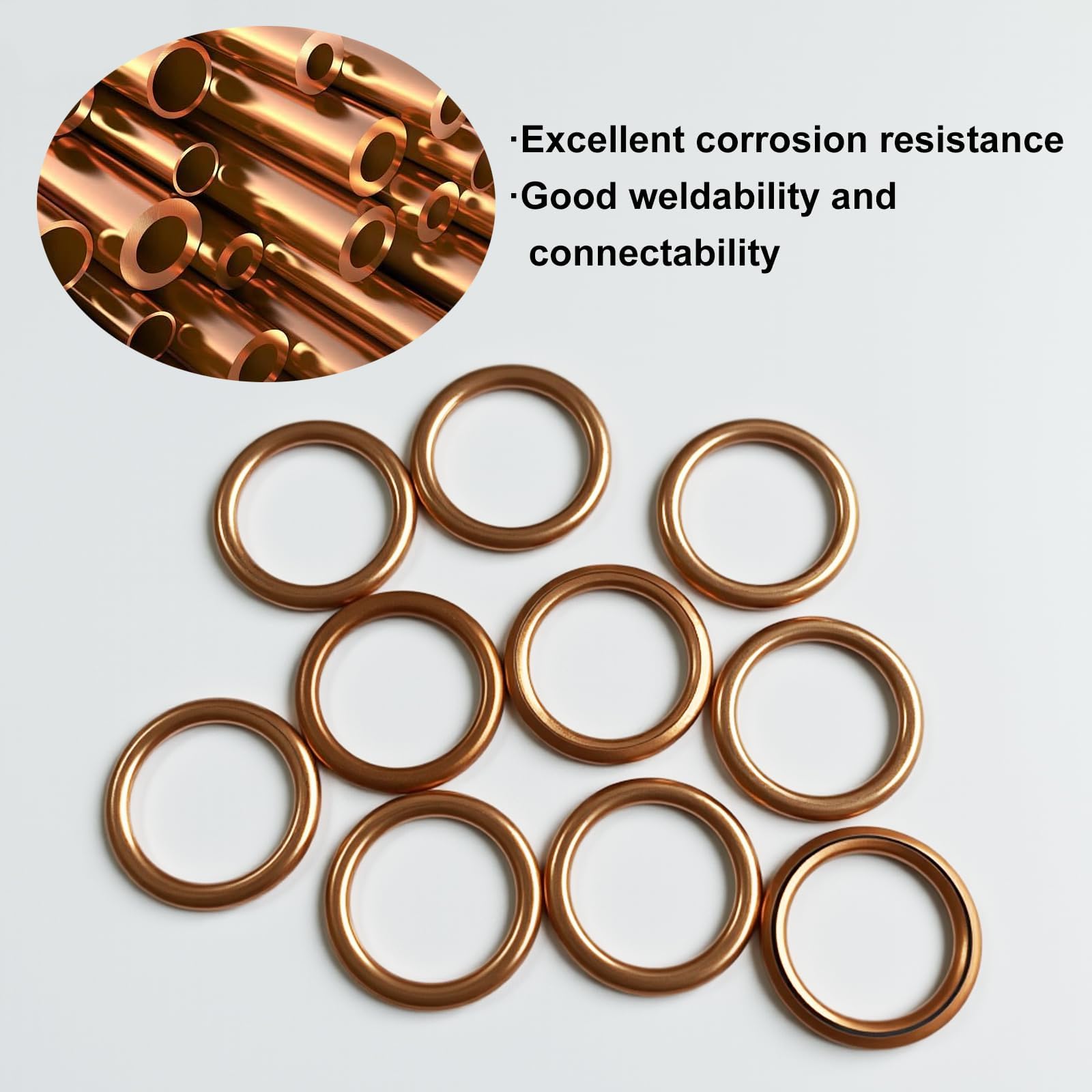 Lot De 20 Joints Cuivre Écrasables Ø21.8/16.2 Mm – Rondelles De Vidange Pour Peugeot, Citroën, Renault, Opel, Nissan (Réf. 7703062062, 11137546275…)