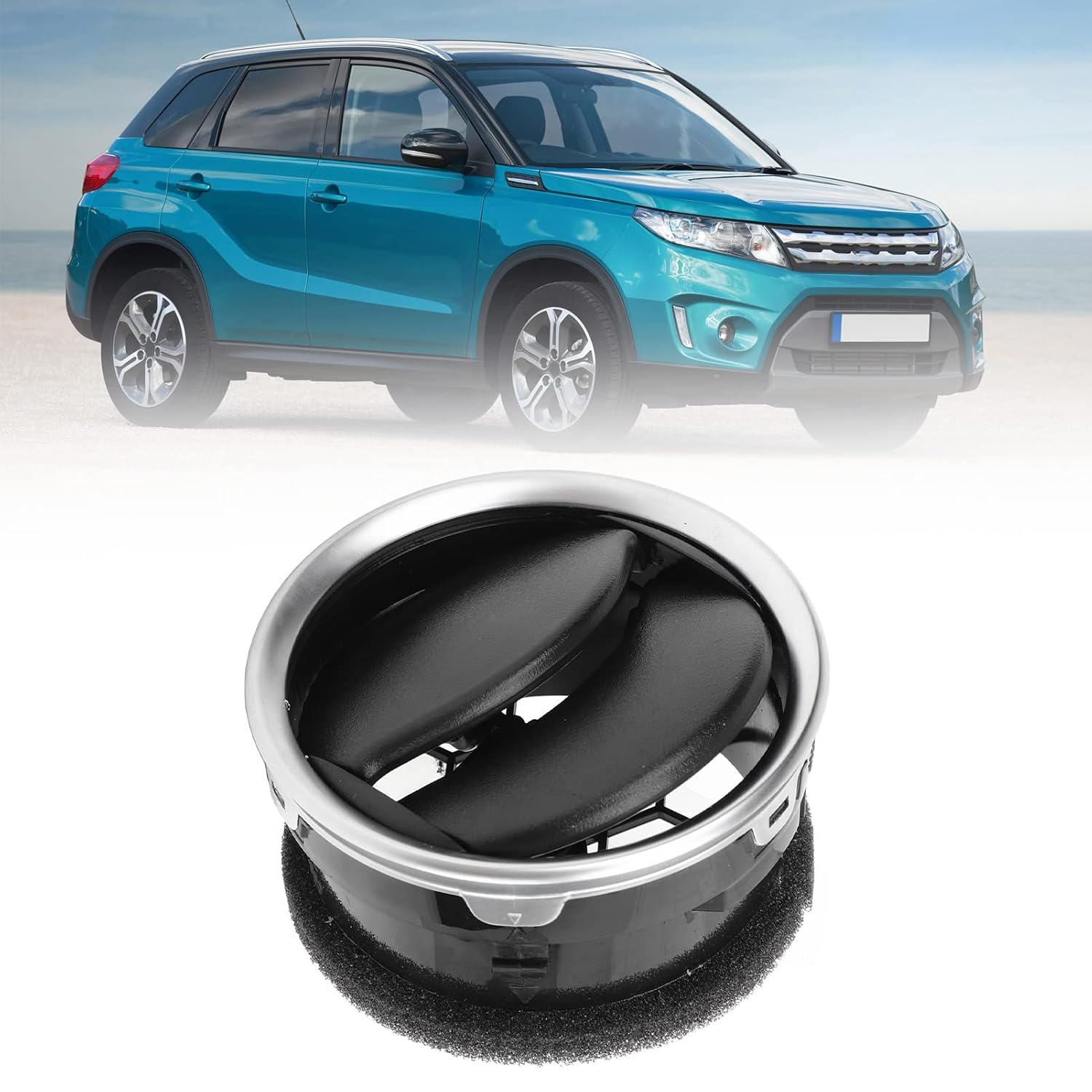 Outlet Air Condition Vent Outlet Dash, Air Condition Deflector 73630 56P00 Round ABS Replacement for Suzuki Vitara 2016‑2022