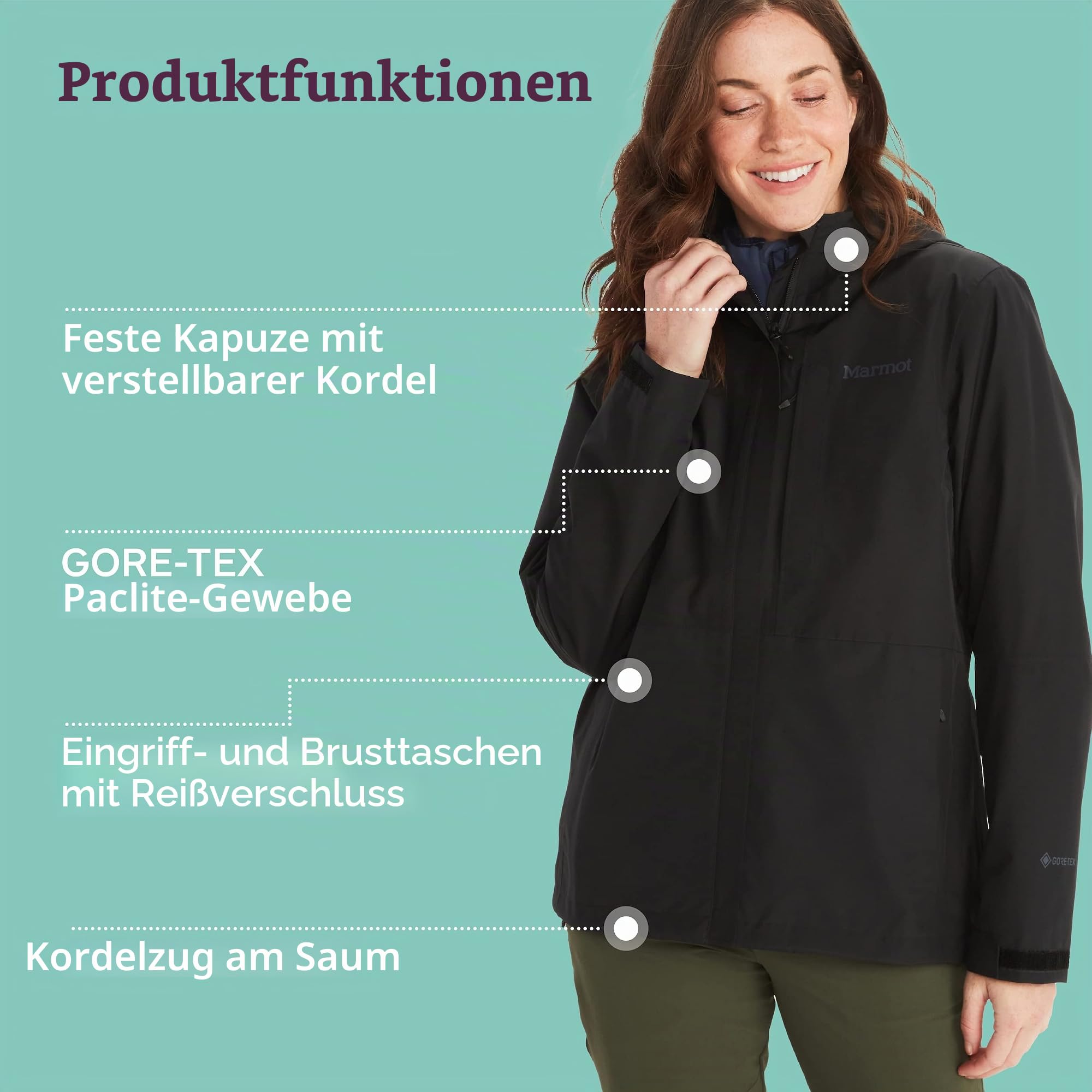 Marmot Damen Minimalist GTX Jacke Regenjacke Hardshelljacke