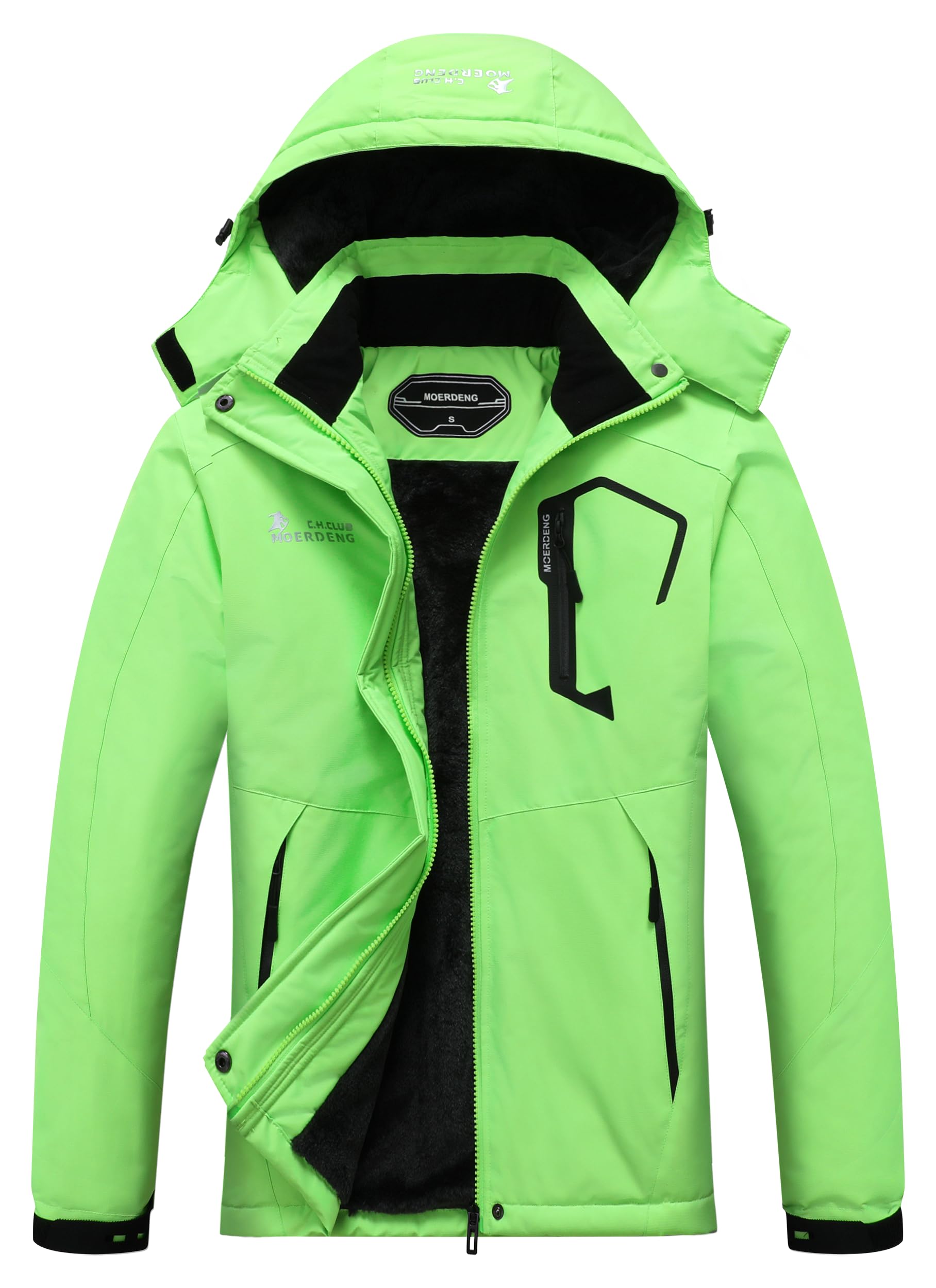 MOERDENG Women's Ski Jacket Warm Winter Coat Snowboarding Jacket