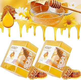 Richonly 100g Turmeric Honey Soap Bar Lavado Essentials, Turmeric Honey Soap Bar for Dark Spots Lavado Essentials, Lavado Essentials Turmeric Honey Soap Bar (2pcs)