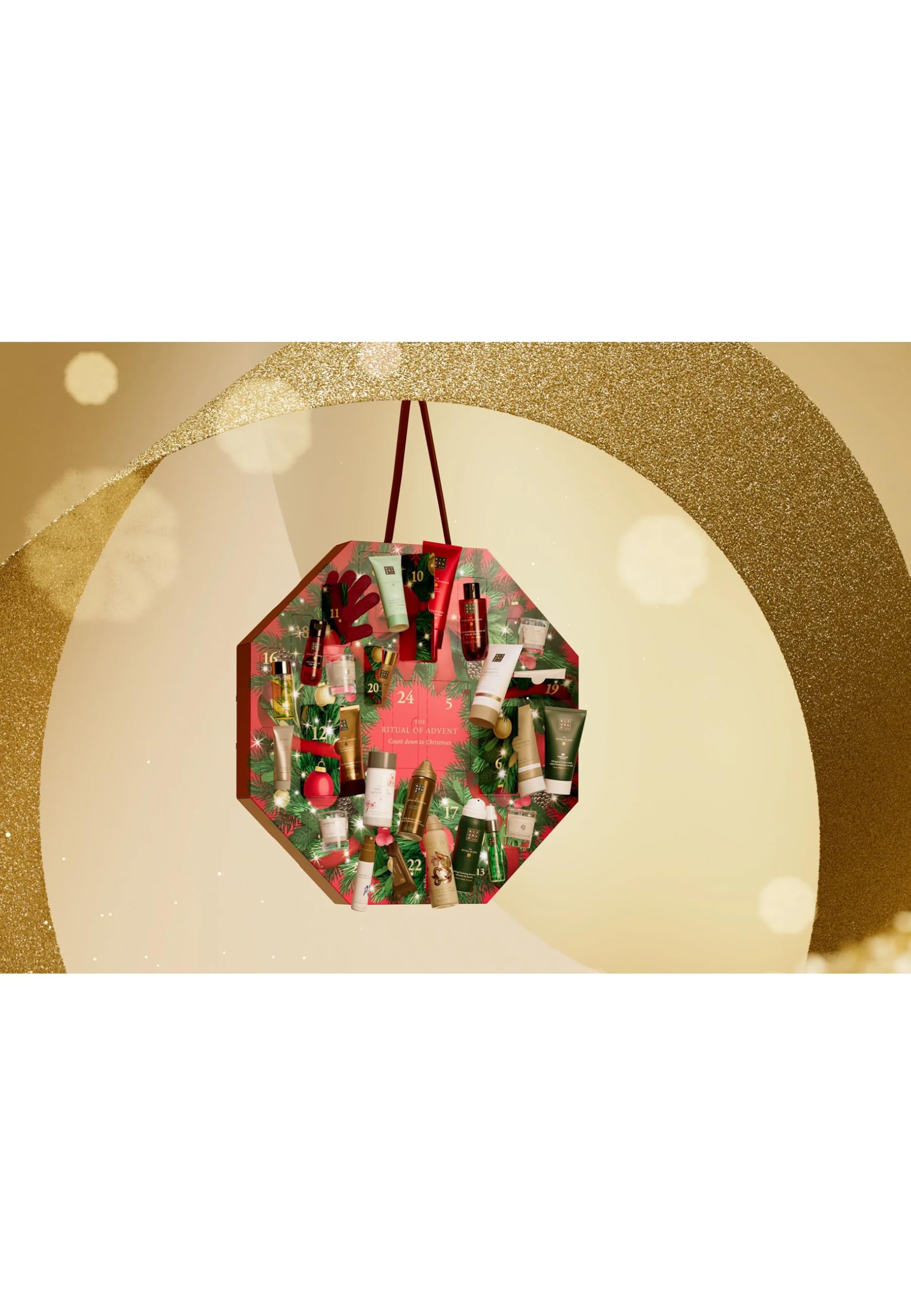 Rituals The Ritual of Advent Wreath 2025 – Luxus Adventskalender mit 24 Beauty Überraschungen – Körperpflege, Duft & Wellness Geschenkset für Frauen und Männer
