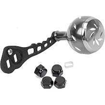 New Replacement Carbon Fiber Power Fishing Reel Handle Aluminum knobs Accessories for Baitcasting Rocker