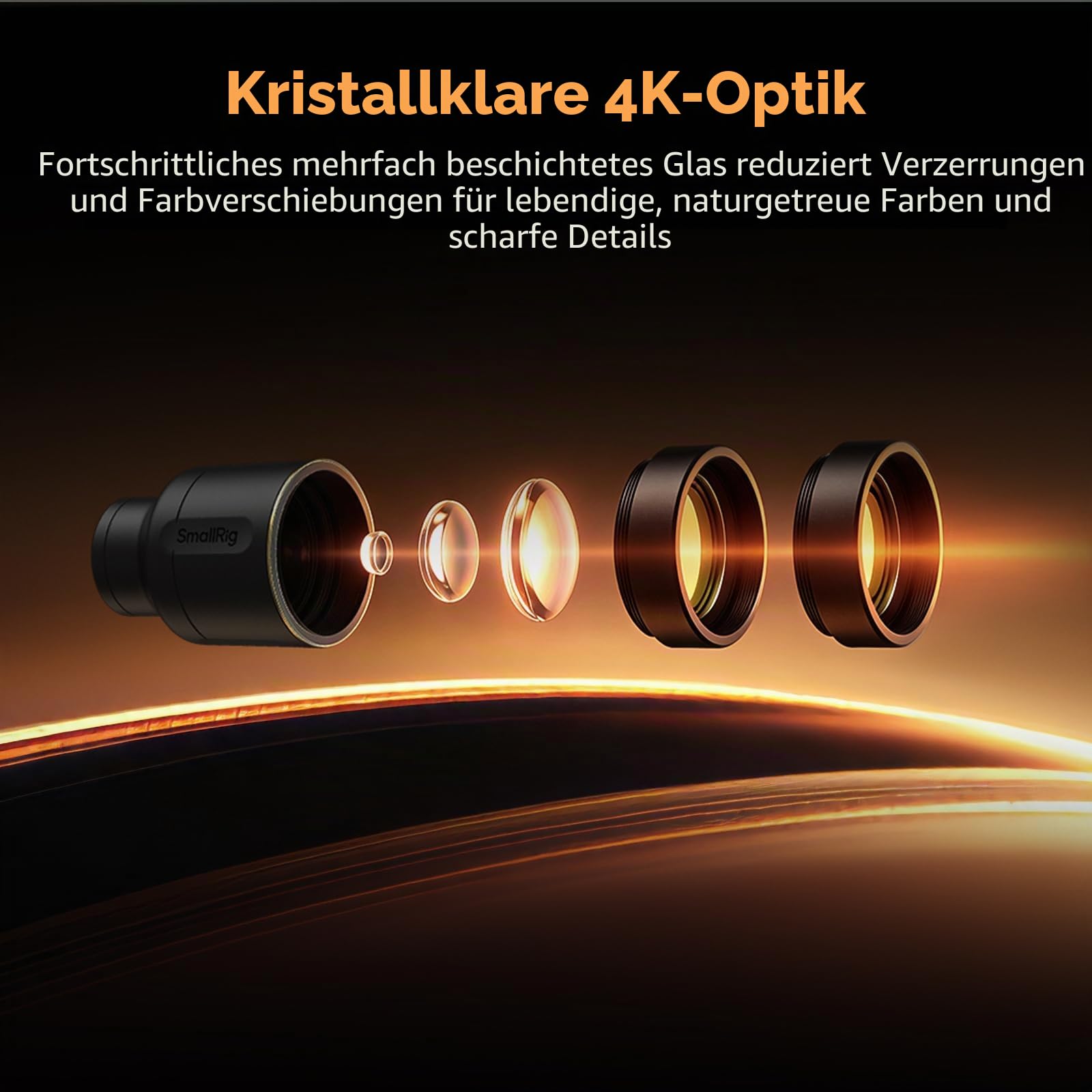 SMALLRIG 2X Vergrößerungs-Teleobjektiv & Makro-Kit für iPhone 17/16/15 Pro Max, optischer Zoom-Telekonverter mit 2 Makro-Objektiven, kompatibel mit Smartphone 4x/5x/8x Telekamera, T-Mount-5334