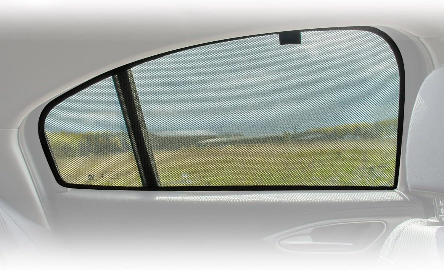 OMAC Side Rear Window Curtain Mesh for Land Rover Range Rover 2003-2012 Black 4 Pcs