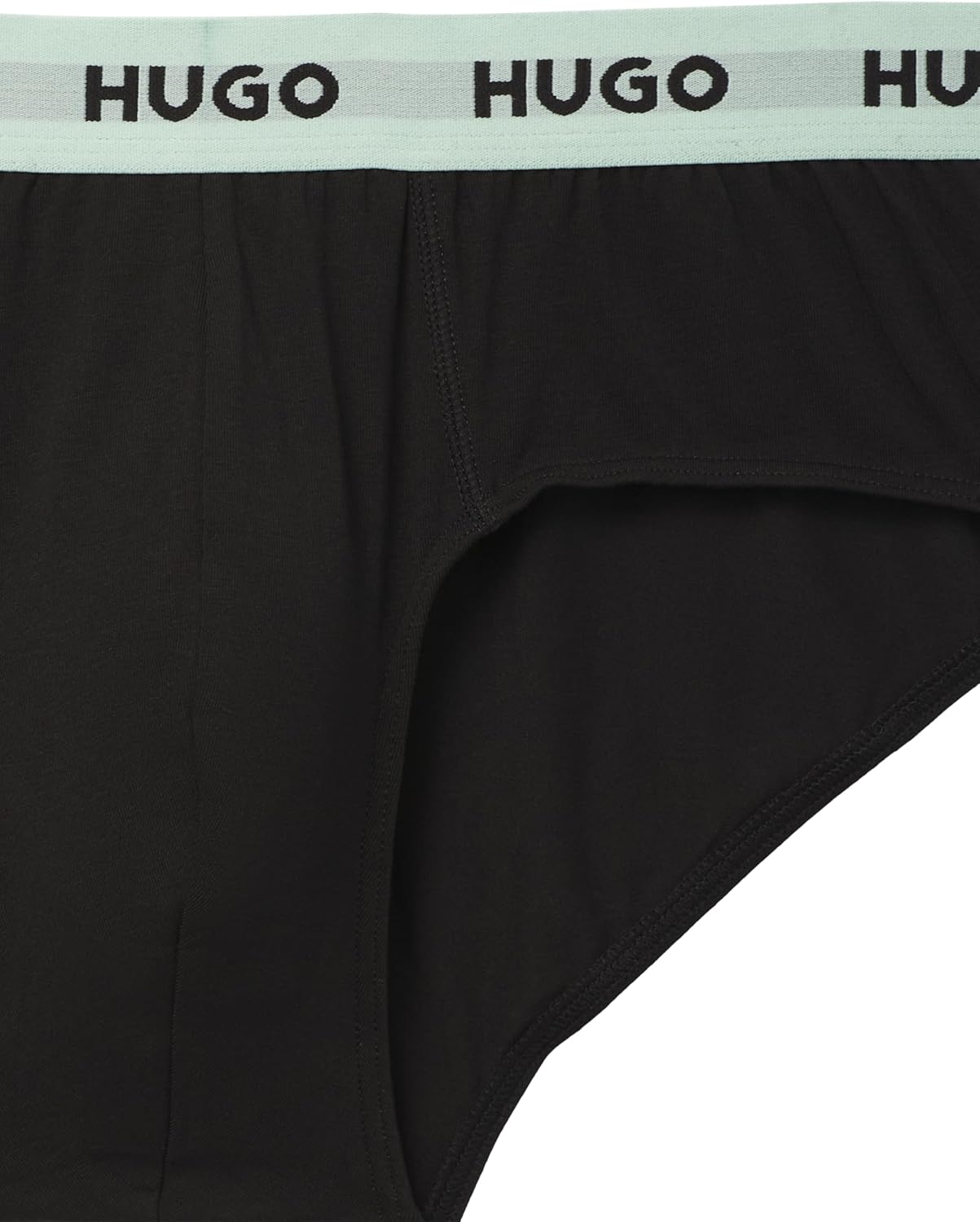 HUGO mens 3 Pack Stretch Cotton Hip Brief - Image 3