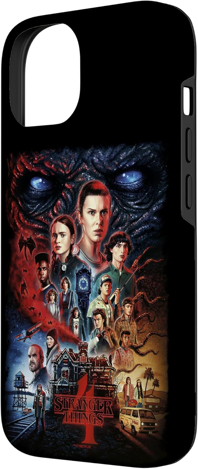 Stranger Things 4 Group Vecna Poster Case for iPhone 14