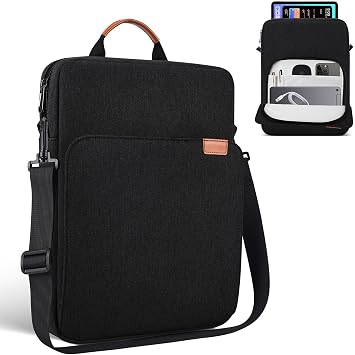 11 inch iPad Air Carrying Bag for 2026 iPad Pro 11 M5 M4 & Air 11 M4 M3, iPad A16 with Magic Keyboard, Protective Travel Shoulder Sleeve Case with Handle, Black