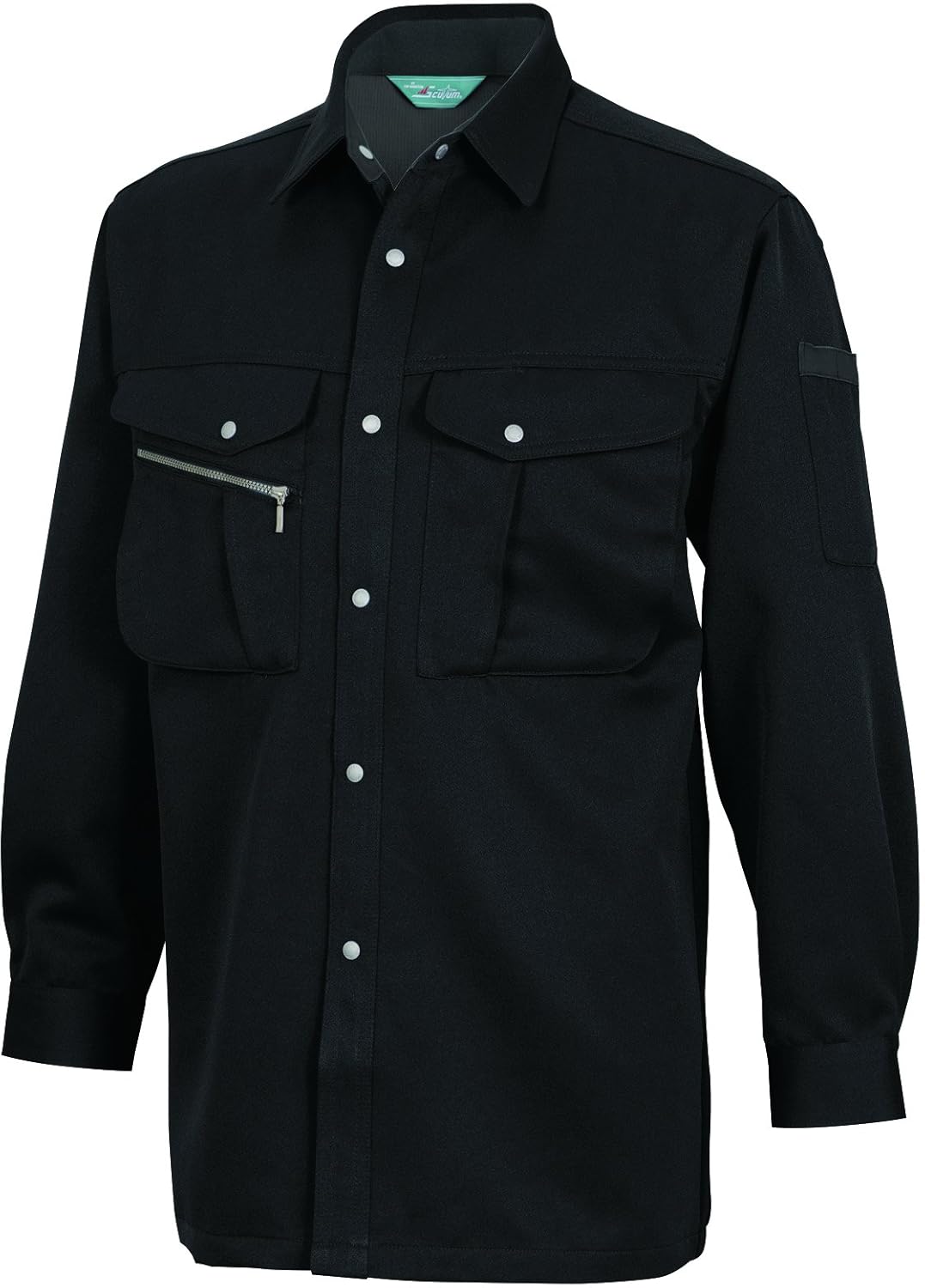 TS DESIGN 長袖シャツ(秋冬用) 7115 ブラック L TSデザイン 長袖シャツ