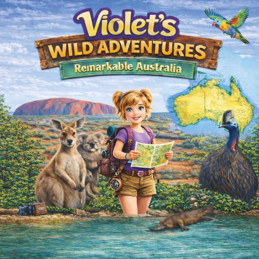 Violet's Wild Adventures - Remarkable Australia: A First-Person Illustrated Adventure Exploring Australia's Animals, Geography, Conservation, and Culture for ages 6-12.