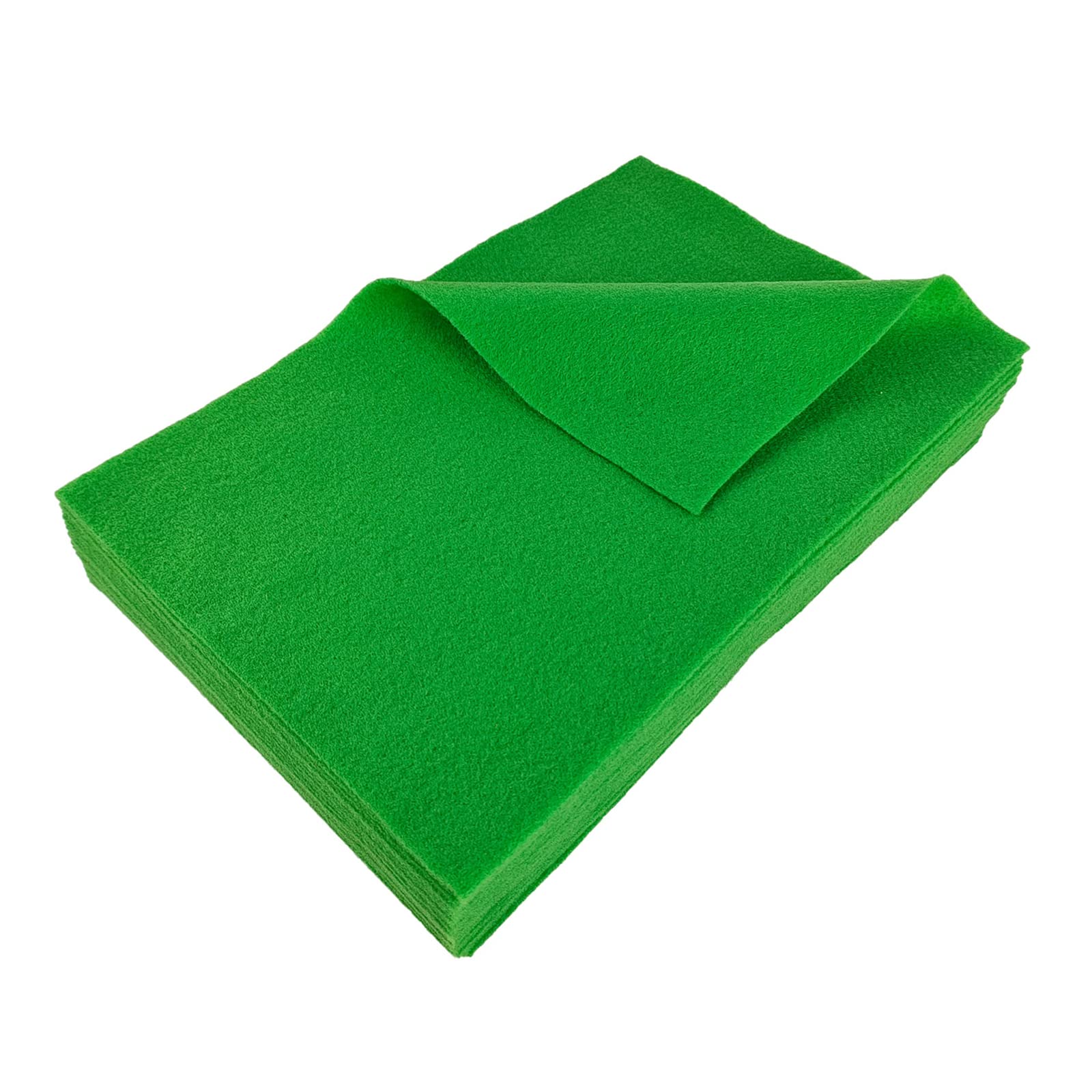 Jtnohx Green Colour Felt Fabric, Soft Felt Sheets For Crafts, 1.4Mm Thick Fabric For Sewing And Diy Projects 20X30cm(Green)