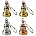 4Pcs Vintage Style Bike Guardian Bells, sturdy solid metal made, easy to install practical cycling accessories, durable classic design, great reminder bell for safe outdoor riding use gallery image