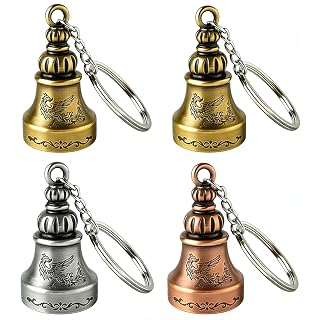 4Pcs Vintage Style Bike Guardian Bells, sturdy solid metal made, easy to install practical cycling accessories, durable classic design, great reminder bell for safe outdoor riding use