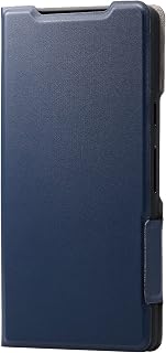 ELECOM Google Pixel 7a Case, Book Type, Ultra-Slim Lightweight, Magnetic Closure, Card Pocket, Stand, Talk While Closed [Book Case Yet Surprisingly Thin and Light] Navy PM-P231PLFUNV