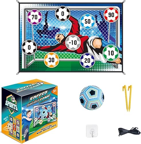 Stryka Skillzone - Juego de objetivos de precisión de fútbol, juguete plegable de franela para objetivo, juego de fútbol para interiores y