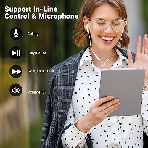 Vista 11 de Cubilux Paquete de 2 adaptadores de auriculares USB C compatibles con iPhone 15/16, iPad Pro 13/12.9/11, iPad Air 13/5th/4th, Google Pixel 9/8/7/6