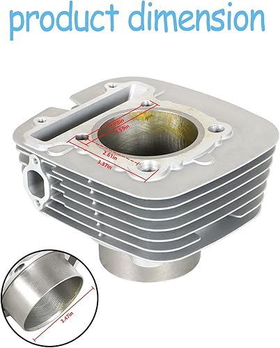 Miniatura 2 de labwork Cilindro de repuesto para Yamaha Warrior Raptor Wolverine Bruin 350 348cc 1UY-11310-03-00 5YT-11310-00-00