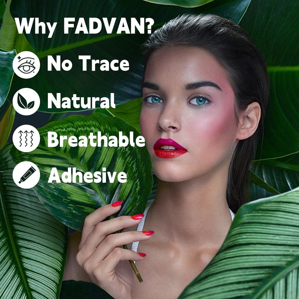 FADVAN 500 Pezzi di Strisce Palpebrali, Striscia Adesiva di Sollevamento delle Palpebre Cadenti, Doppio Adesivo Palpebrale, Strisce Palpebrali Invisibili