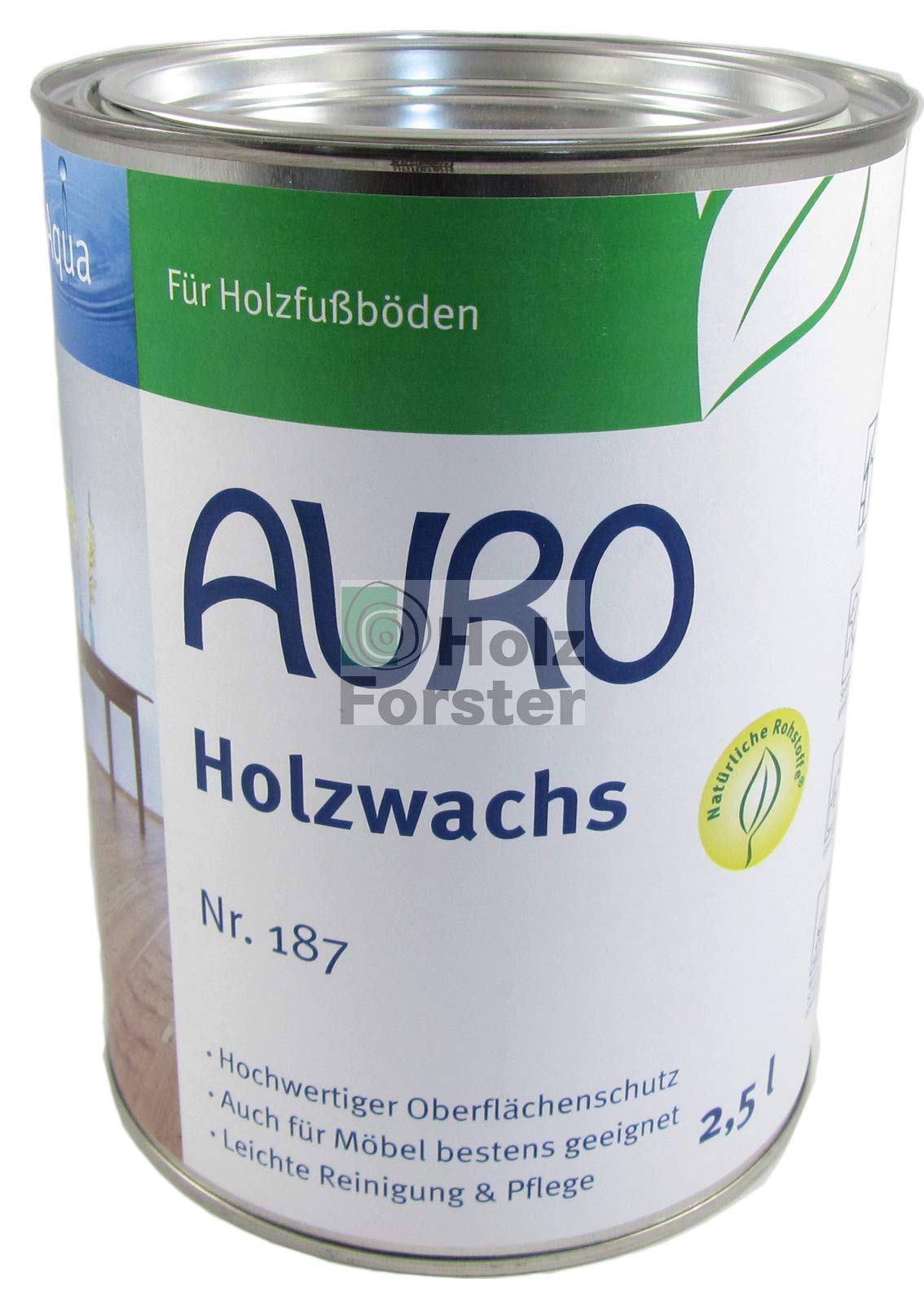 Wachs Nr. 187 für Holzböden und Lino, 2,5 l