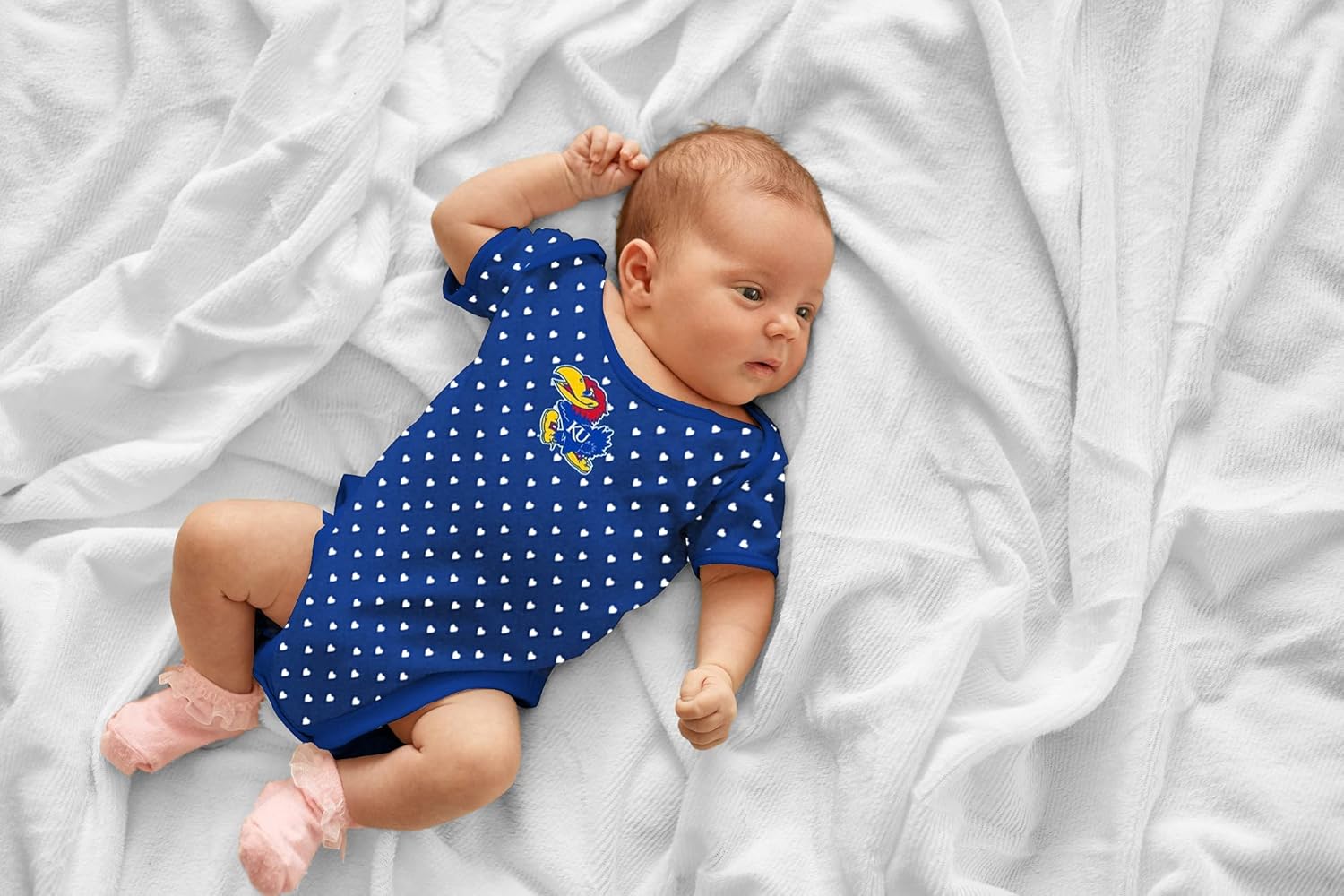 Two Feet Ahead Hearts Baby Onesie Bodysuit Creeper Baby Girl Clothes for Newborn Infants : Clothing, Shoes & Jewelry