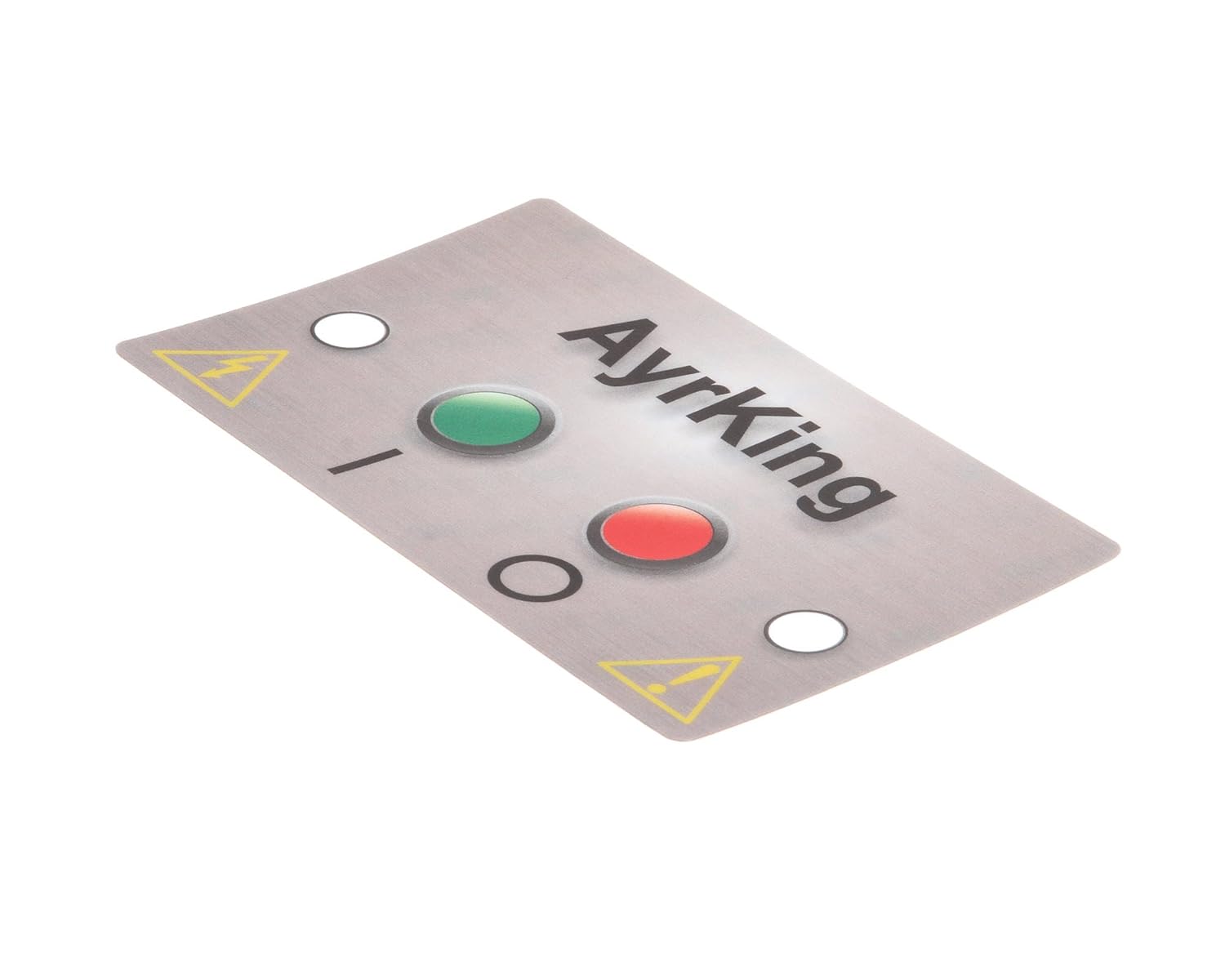 Ayr King B531 Mylar Control Board Sticker for Model B530