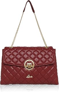 Lavie Women's Quilt Eden Flap Satchel Handbag for Women | Satchel Bag for Work | Ladies purse | Stylish Shoulder Bag | Gif... Price In India