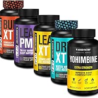 Vista 1 de Jacked Factory Quemador de grasa termogénico Suplemento para pérdida de peso – Burn-XT Termogénico y magro PM Nighttime Weight Loss Sleep Aid