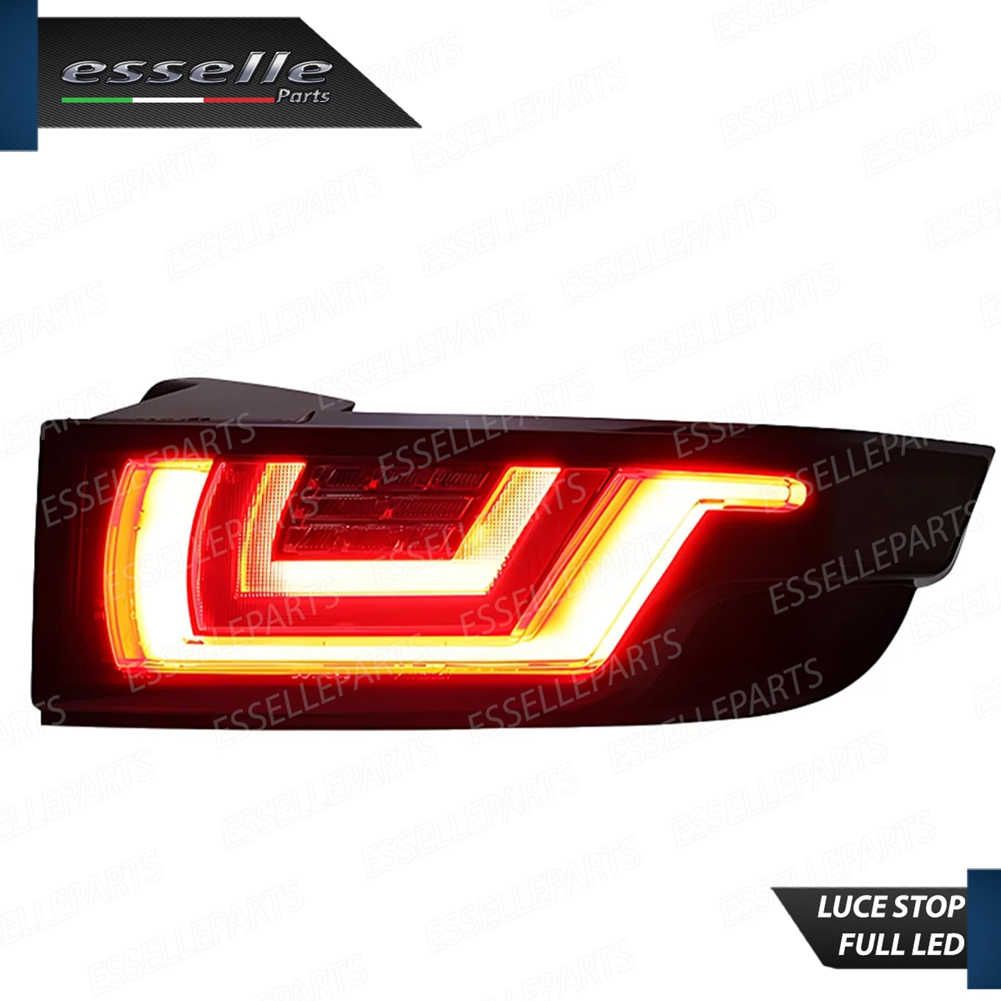 Fari Fanali Posteriori FULL LED Nero Fumè per Range Rover Evoque 2011-2019 | Frecce Dinamiche Sequentiali | Plug & Play | CANBUS | Omologati E4 1 set