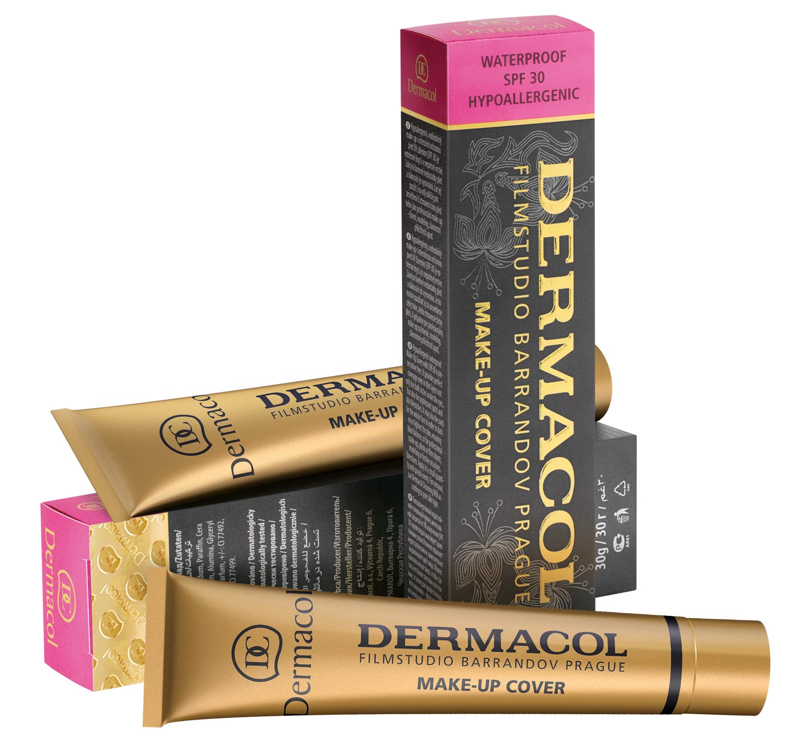 DermacolOpaque Make-Up Cover for the Face and Neck – Waterproof Foundation with SPF 30 for a Flawless complexion, 226, 30 g