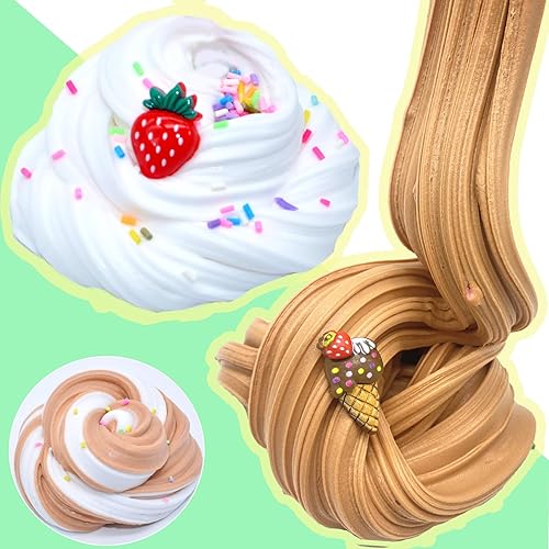 Miniatura 3 de Kit de 17 unidades de slime de mantequilla, no pegajoso, juguete de lodo súper suave, regalos de cumpleaños para niños de 4 a 12 años, regalo de