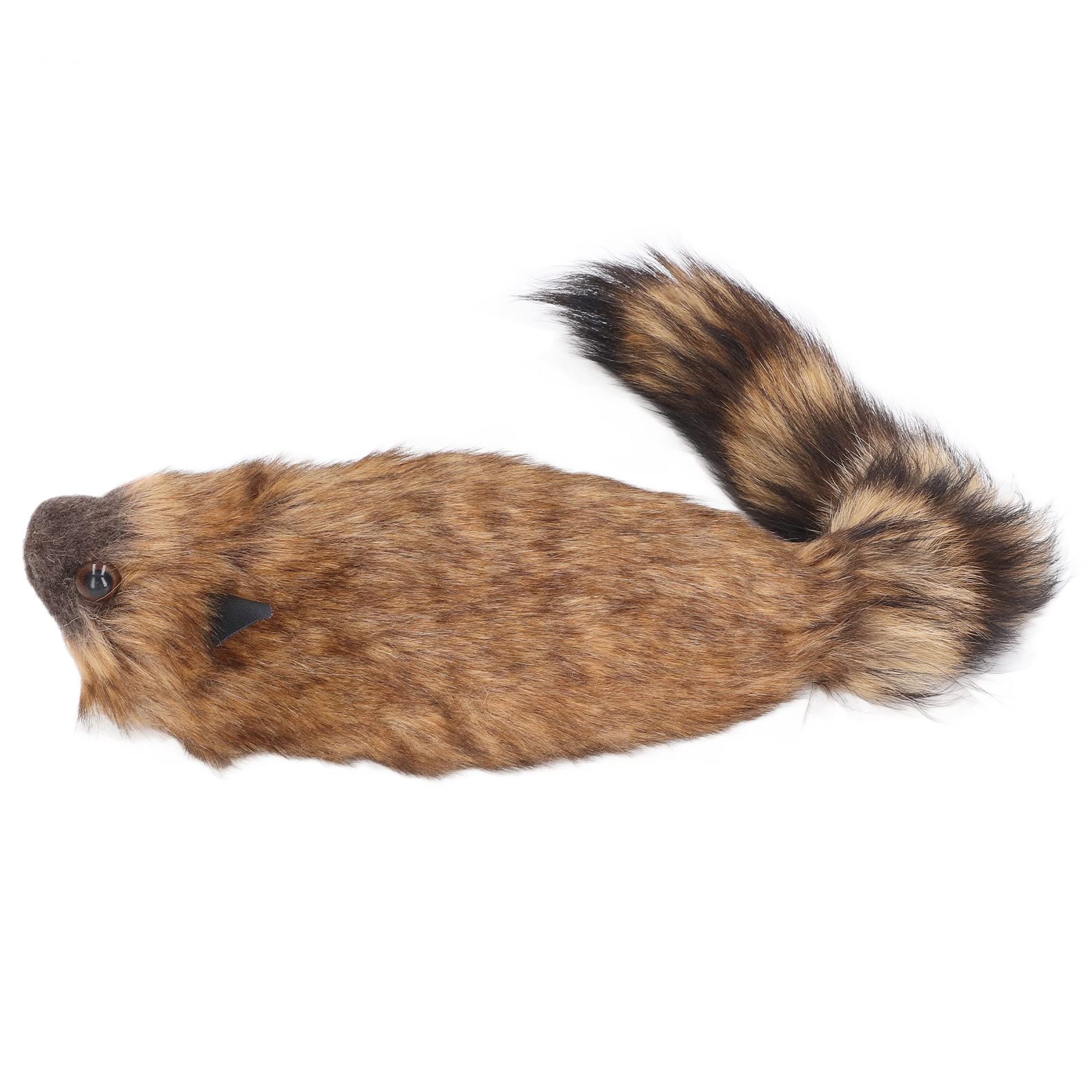 Tricks Spring Raccoon Toy, High Simulation, Soft Plush Stage Performance, Animal Props