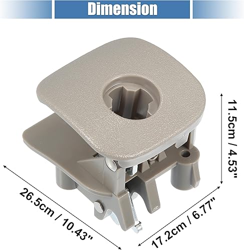 Miniatura 7 de uxcell Cerradura de puerta con compartimento para guantera, manija para Chevrolet Corvette C5 1997-2004 para Corvette C6 2005-2013