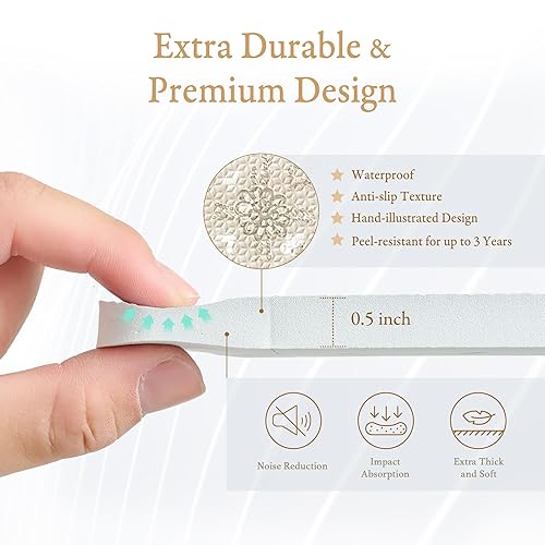 Miniatura 3 de PopsyKosy Tapete de juego de piso para bebé de alta calidad, grueso y acolchado, tapete de espuma de sala de juegos de 0.5 pulgadas, no tóxico, sin