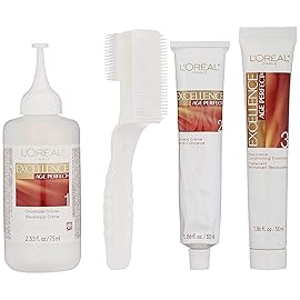 L\'Oreal Paris ExcellenceAge Perfect Layered Tone Flattering Color, 6CB Light Soft Reddish Brown