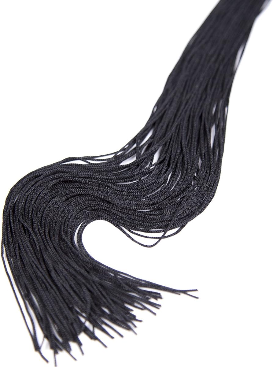 Black Bow Handle Tassel Whip， Bright Leather Whip,Whip, Horse Riding Crop, Role-Playing Props,