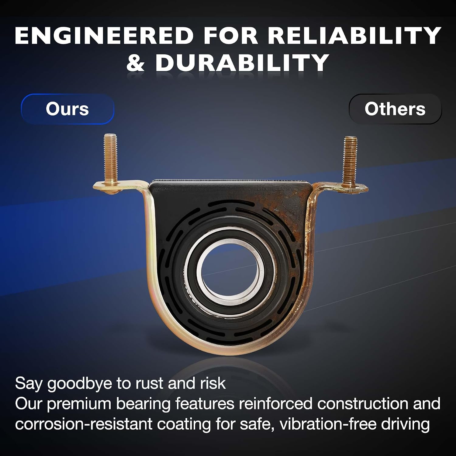 HB-88540 Drive Shaft Center Support Bearing Compatible with Chevrolet Silverado 1500/2500/ 3500 HD, Chevrolet Silverado Avalanche 1500, GMC Sierra 1500/2500/ 3500 HD, Driveshaft Carrier Bearing