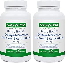 Sodium Bicarbonate 650 mg Tablets - Strongest Alkaline Tablets - Electrolyte Supplement & Keto Electrolyte Pills, Salt Tablets Hydration & Rehydration, Endurance, Stamina: 120 Capsules