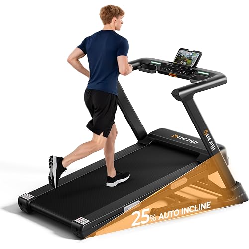 Treadmill with Incline for Home Office | 300LBS Capacity Folding Treadmill for Running Jogging Walking