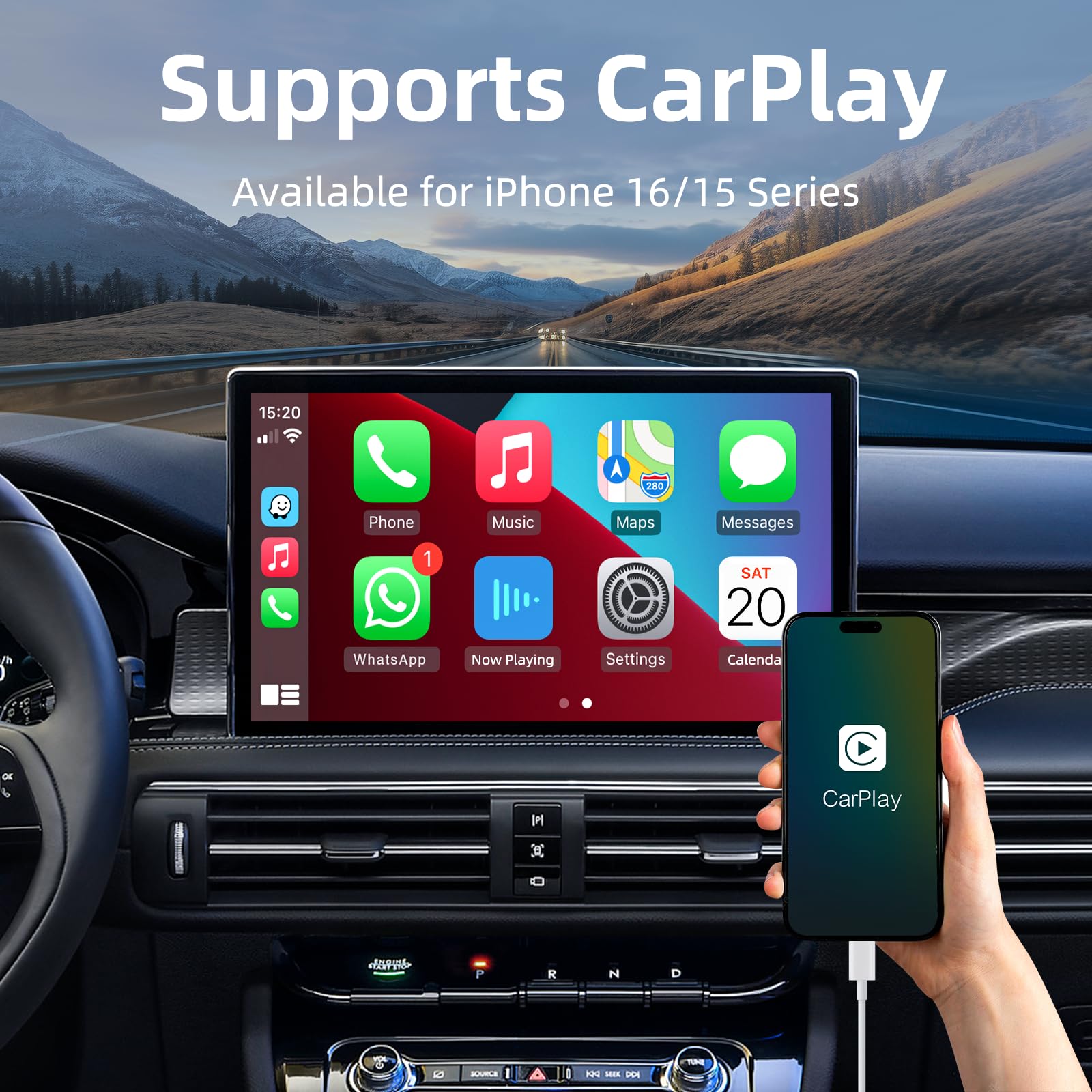 Cavo di ricarica rapida da USB A a USB C per iPhone 16/16e/15 Pro Max Plus, cavo di ricarica rapida da USB a USB C per Samsung Galaxy S25 S24 S23/iPad Pro/Air, cavo di ricarica di tipo C, 1,5 m