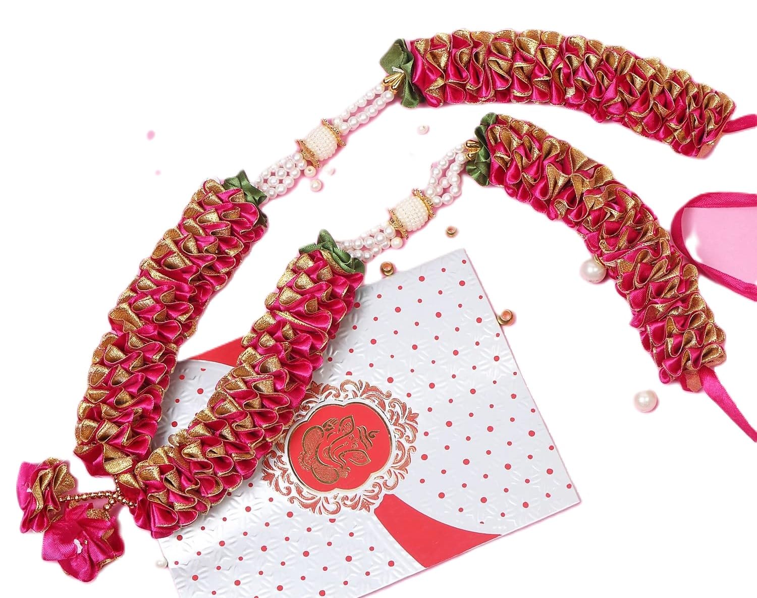 Artificial Indian mala/garland/haar jaimala milni mala shaadi indian wedding pooja gods idol mala ashtami,Mala 1 pc